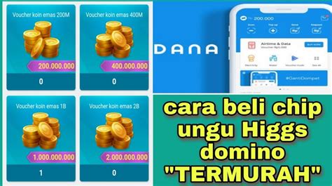beli chip higgs domino murah via dana 3000 sangat mudah Gampang diingat di Immersive Gaming Store image 2